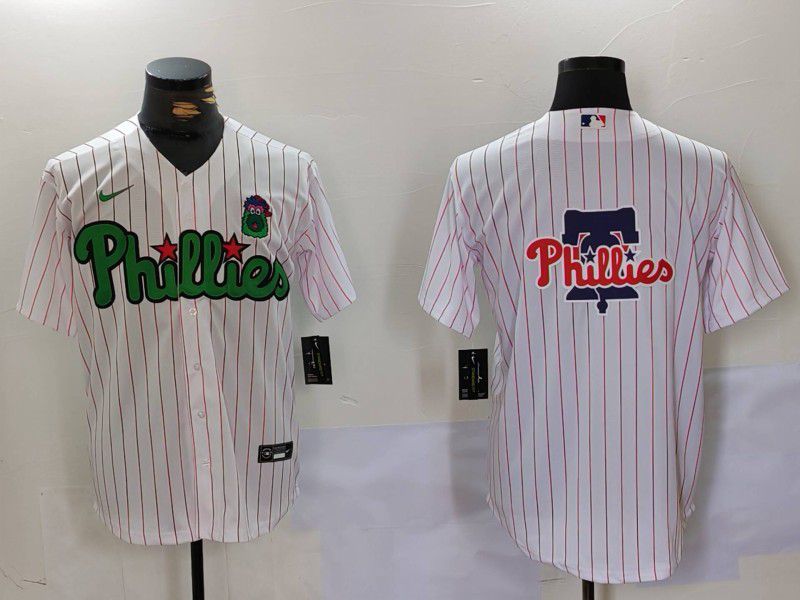 Men Philadelphia Phillies Blank White stripe Joint Name 2024 Nike MLB Jersey style 9022->philadelphia phillies->MLB Jersey